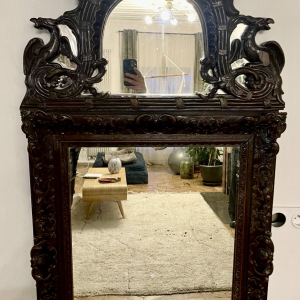 Miroir bois sculpté renaissance