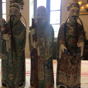 3 statues origine chinoise