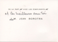 
													Autographes de Jean Borotra,  Gaston Palewski et Général de Gaulle.
												