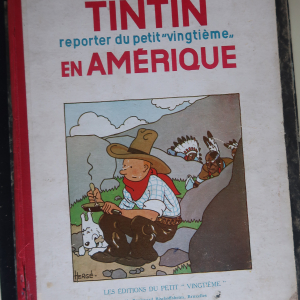 Bande Dessinée Tintin en Amérique , première édition