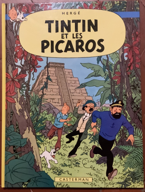 
															Hergé.   TINTIN ET LES PICAROS   édite e 1976
														