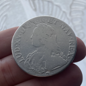 Écu en argent louis XV 1736 R