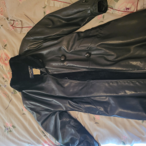 Veste Yves Saint Laurent cuir et fourrure