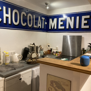 Plaque japy Chocolat Menier XXL