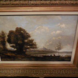 Tableau huile sur toile de Adolphe De Villers fin du 19eme siècle