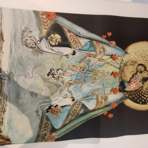 Lithographie numérotée de Dali - La Vierge de Gualupa