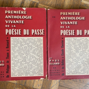 Première anthologie vivante de la poésie du passé par Paul Eluard