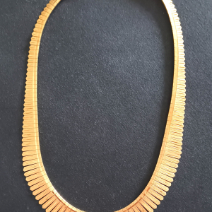 Collier lamelles or 750 et 8VI