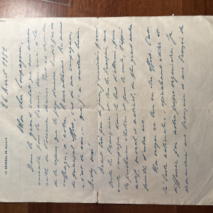 lettre manuscrite