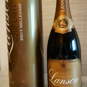 Champagne lanson gold label brut millésimé 1993