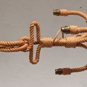 Lustre en corde "ancre de marine" AUDOUX MINET