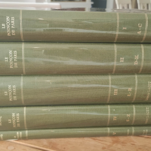 Le Poinçon de Paris - Henri Nocq - 5 volumes