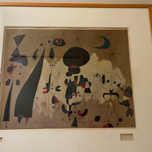 woman, moon, stars de Joan Miro (1963) 9/300