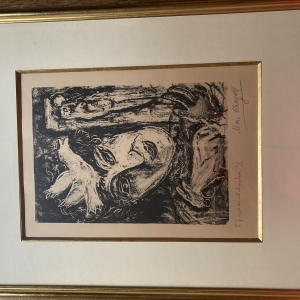 Gravure signée Chagall