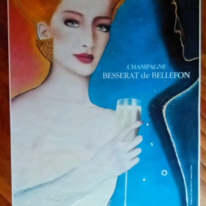 Affiche par RAZZIA "CHAMPAGNE BESSERAT DE BELLEFON