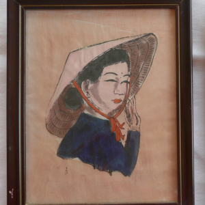 Peinture sur soie -Portraits