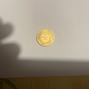 Pièce Napoléon 3 20 francs 1858
