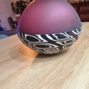Vase boule murano