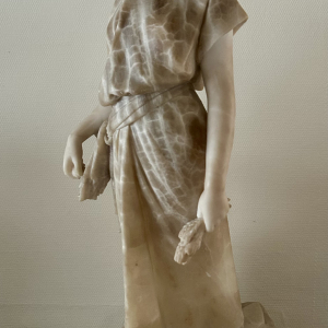 Sculpture en marbre/albatre de Giuseppe Gambogi