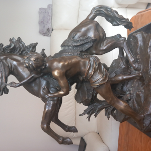 Bronze Cheval de Marly d'après Coustou
