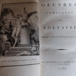 Livres     Œuvres complètes de Voltaire