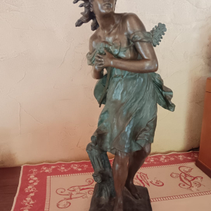 Statue bronze - La Cigale Emile Joseph Carlier