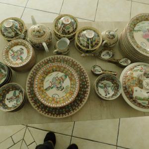 Service à vaisselle porcelaine de chine 19 ème siècle