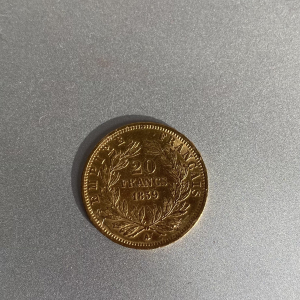 Pièce de 20 francs 1859