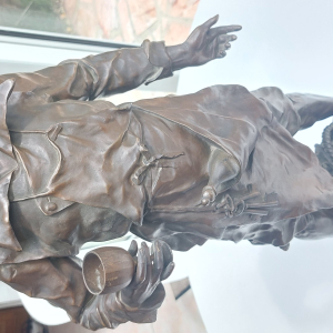 statue bronze signée E PICAULT