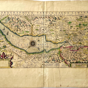 Carte chorégraphique du Lac Leman et de ses environs