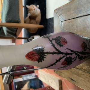 Vase chardon