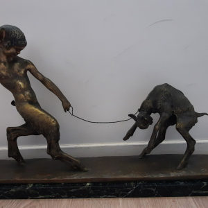 Sculpture en bronze "capture" Ary Bitter