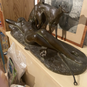Sculpture bronze de diana