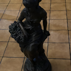 Statue bronze  les cerises par CANA