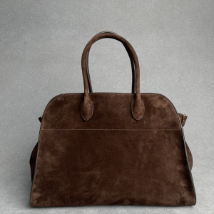 Sac Margaux 15 The Row en daim marron