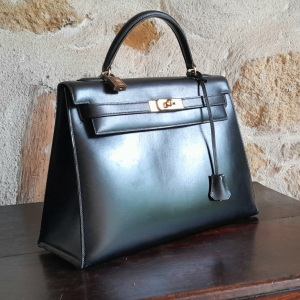 SAC KELLY HERMES PARIS NOIR TRES BON ETAT