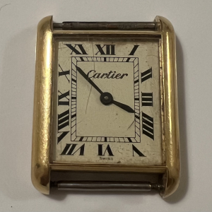 Montre Cartier modèle Tank (cadran seulement)