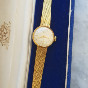 Montre  Longines - femme - or - vintage années 50