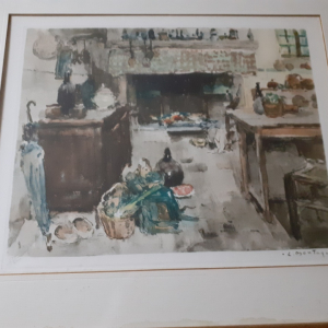 Aquarelle signé Louis Montagné