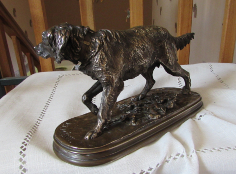 
															Bronze animalier Chien de chasse
														