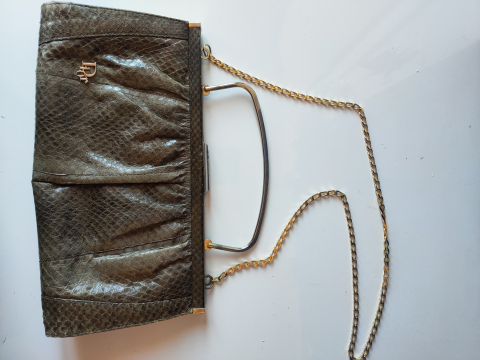 
															Sac a main Dior vintage reptile
														