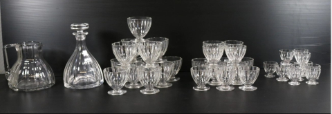 
															Estimation et détermination modèle verres baccarat
														