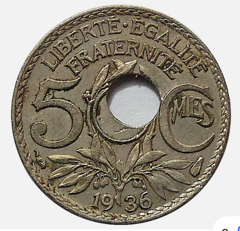 
															Pièce de 5 centimes
														