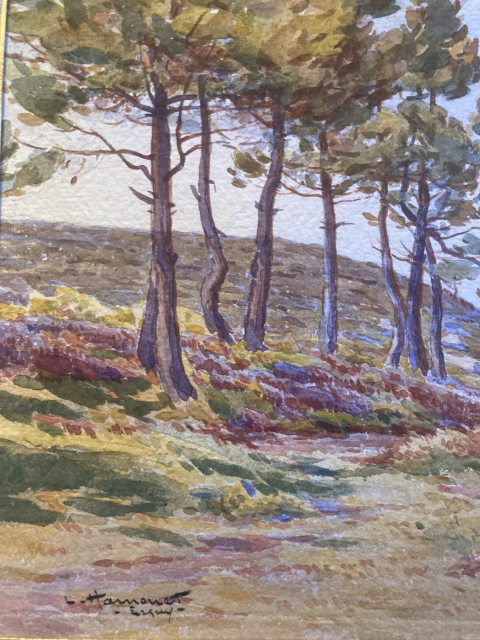 
															tableau , aquarelle de Léon Hamonet
														