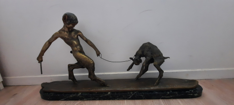 
															Sculpture en bronze "capture" Ary Bitter
														