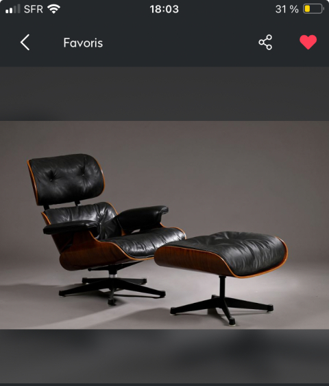 
															Lounge Chair Eames
														