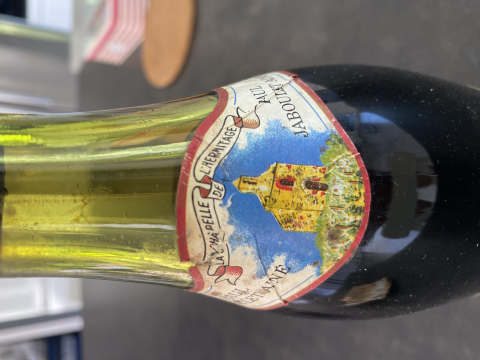 
															Bouteille vin paul Jaboulet 1961 l hermitage
														