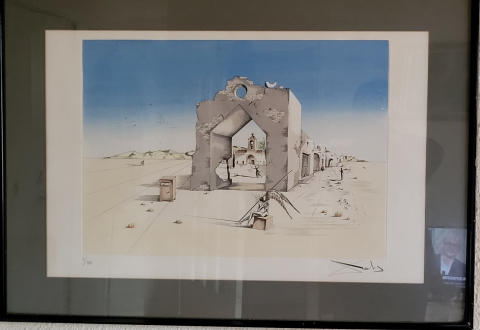 
															Lithographie signée Salvador Dali
														