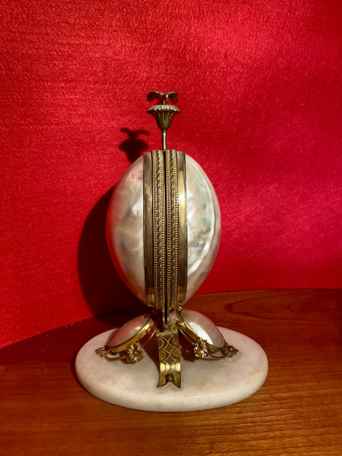 
															Palais Royal Mother of Pearl & Brass Watch Stand, Napoleon III
														