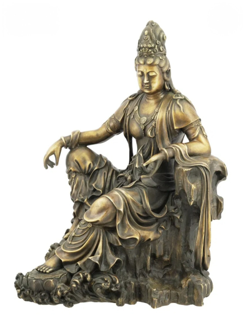 
															Guanyin en bronze
														